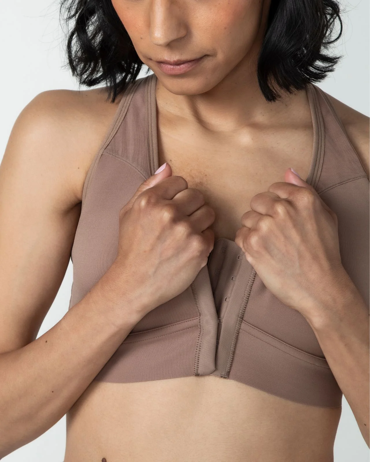 Bianca Pocketed Front Closure Sports Bra - Image 101