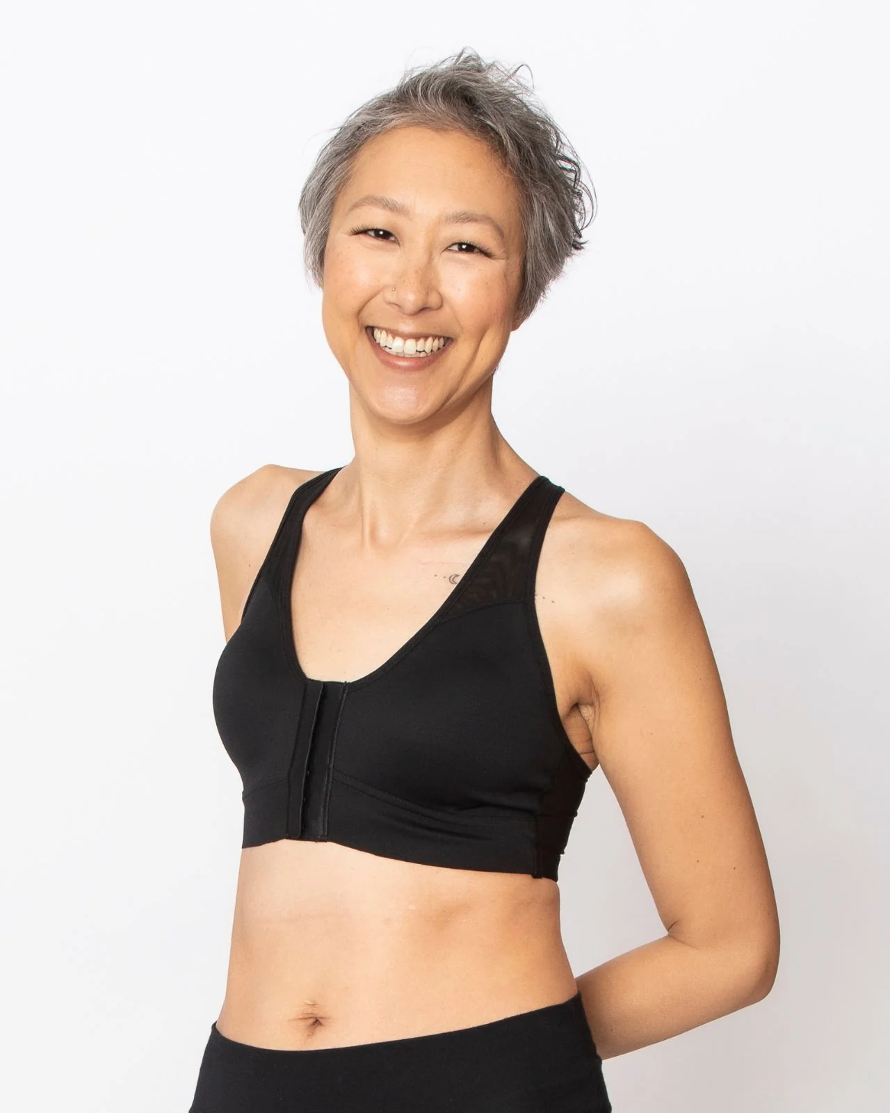 Bianca Pocketed Front Closure Sports Bra - Image 105