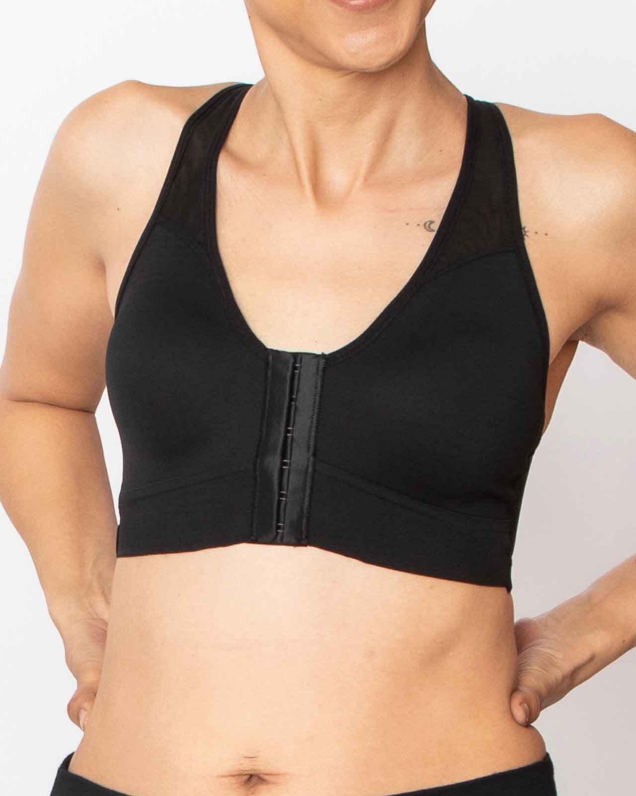 Bianca Pocketed Front Closure Sports Bra - Image 106