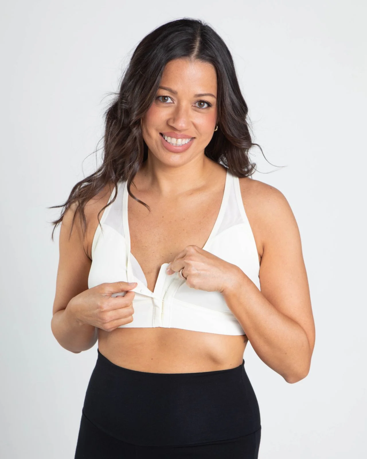 Bianca Pocketed Front Closure Sports Bra - Image 107