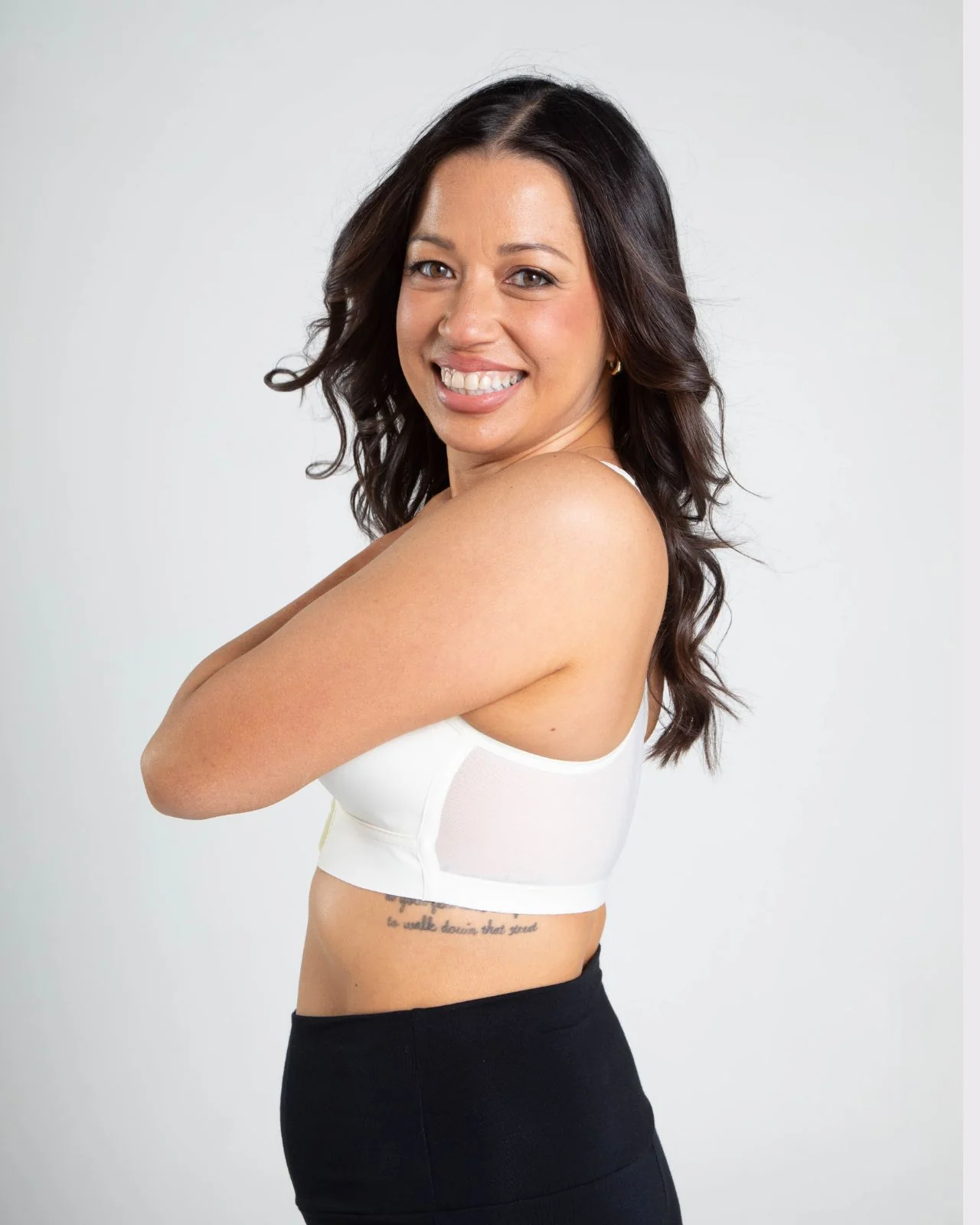 Bianca Pocketed Front Closure Sports Bra - Image 110