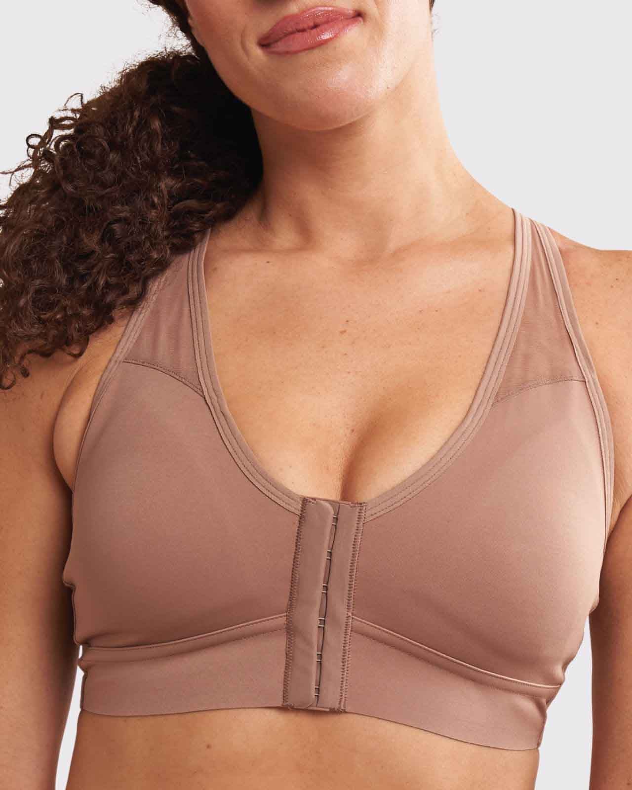 Bianca Pocketed Front Closure Sports Bra - Image 16