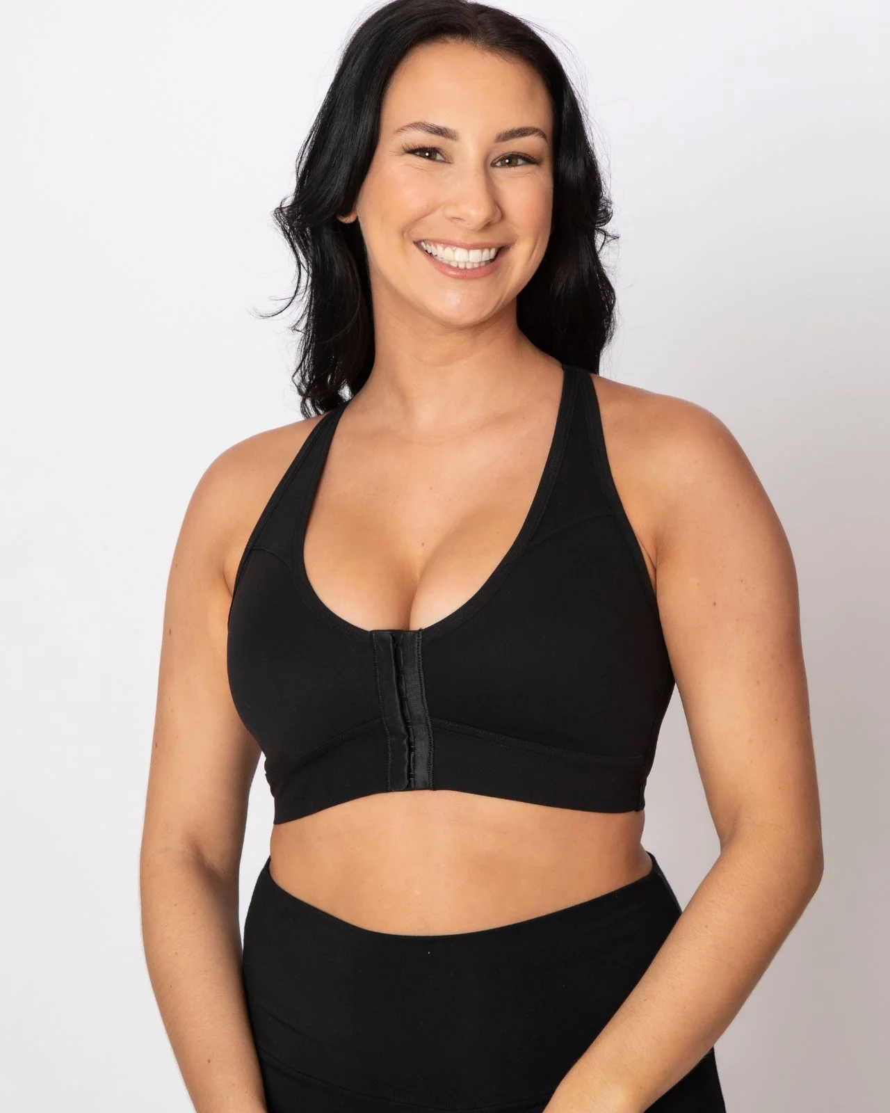 Bianca Pocketed Front Closure Sports Bra - Image 28