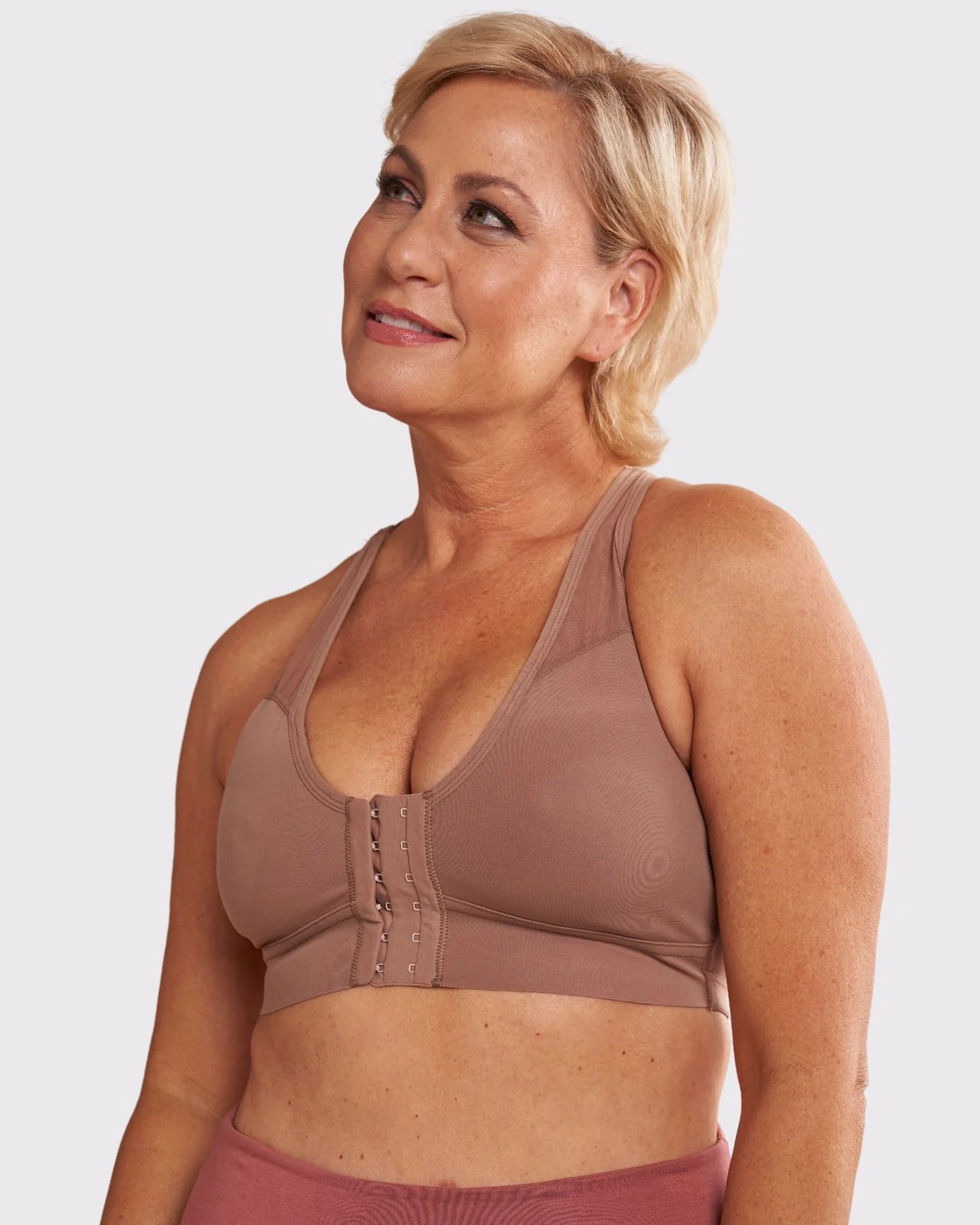 Bianca Pocketed Front Closure Sports Bra - Image 42