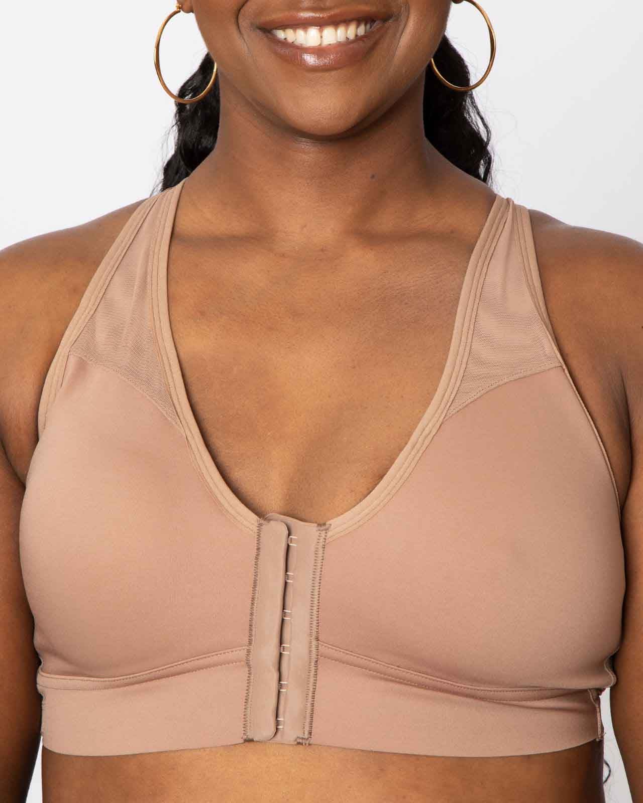 Bianca Pocketed Front Closure Sports Bra - Image 57
