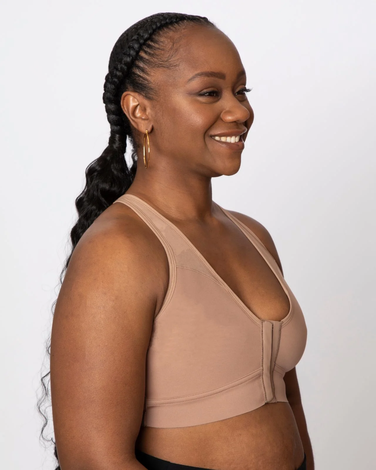 Bianca Pocketed Front Closure Sports Bra - Image 59