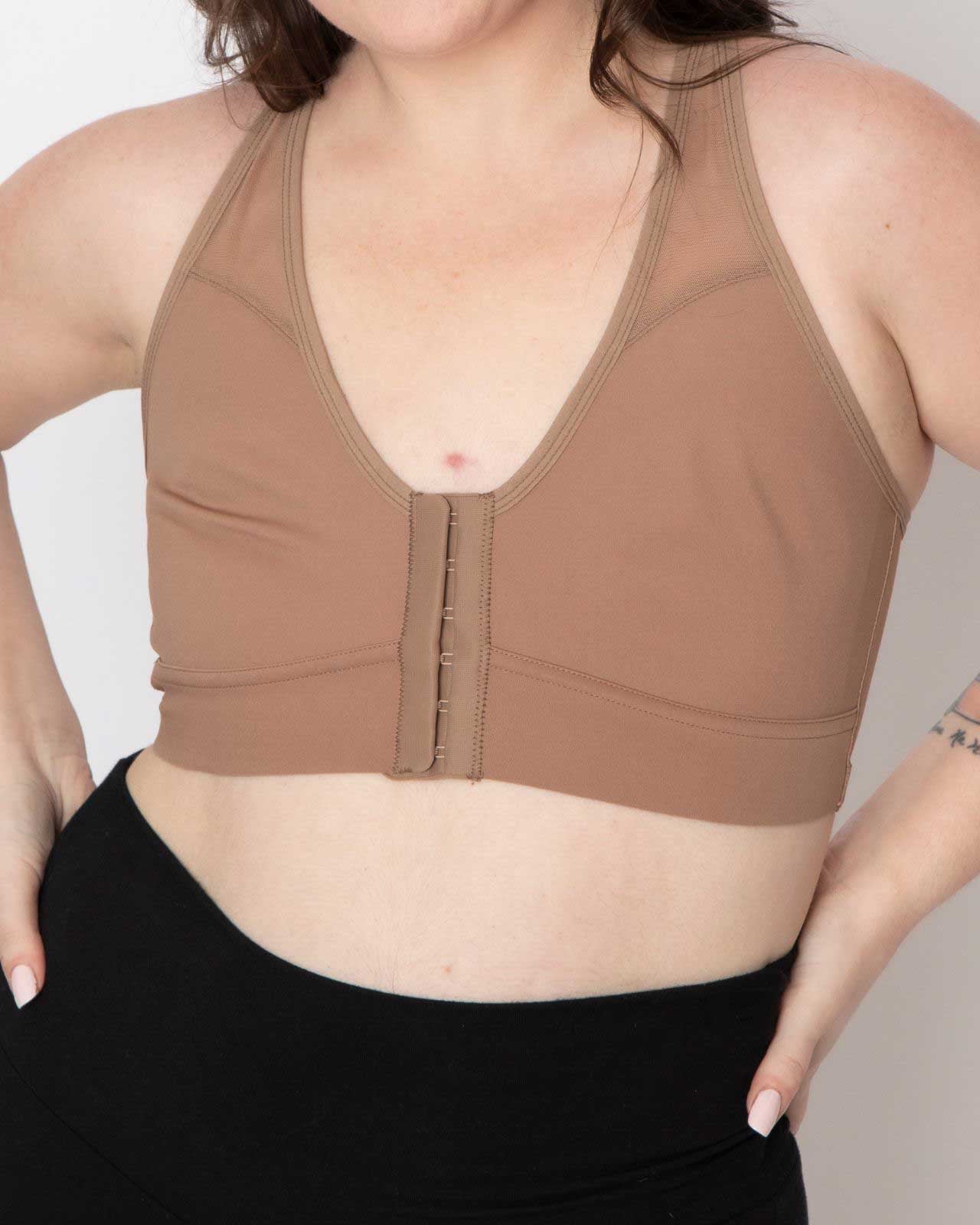 Bianca Pocketed Front Closure Sports Bra - Image 79