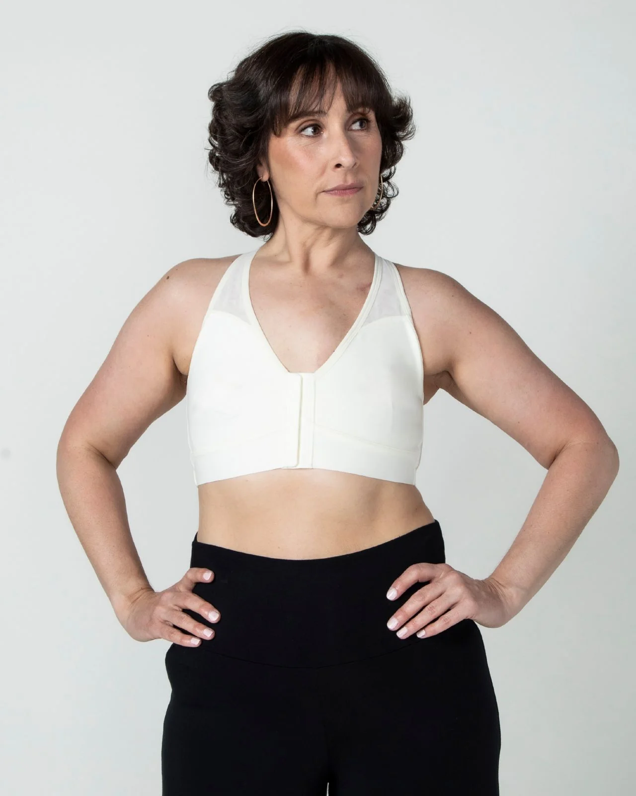 Bianca Pocketed Front Closure Sports Bra - Image 81