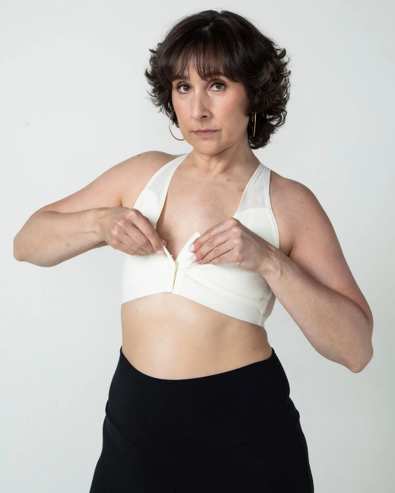 Bianca Pocketed Front Closure Sports Bra - Image 84