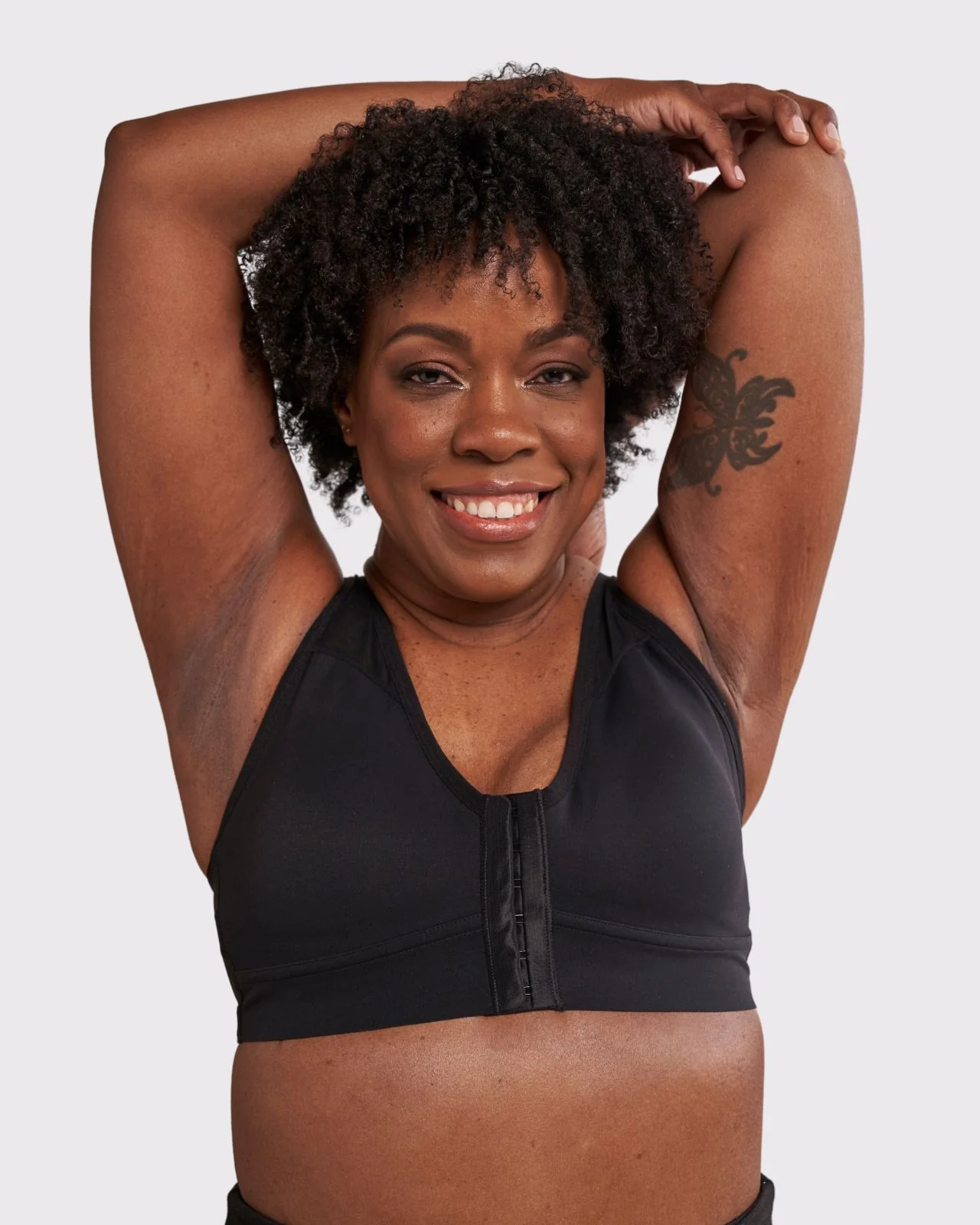 Bianca Pocketed Front Closure Sports Bra - Image 86