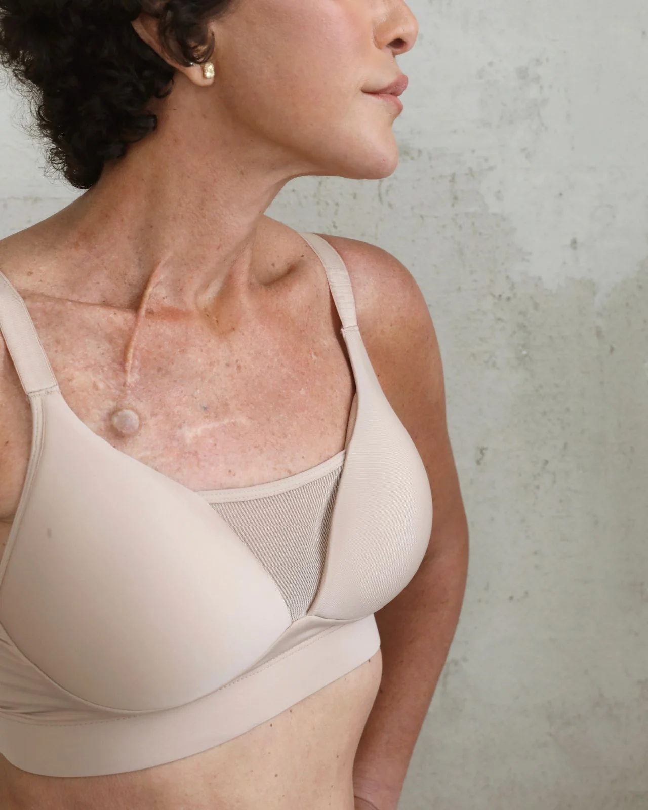 Brenda Pocketed Molded Cup Mesh Bra - Image 29
