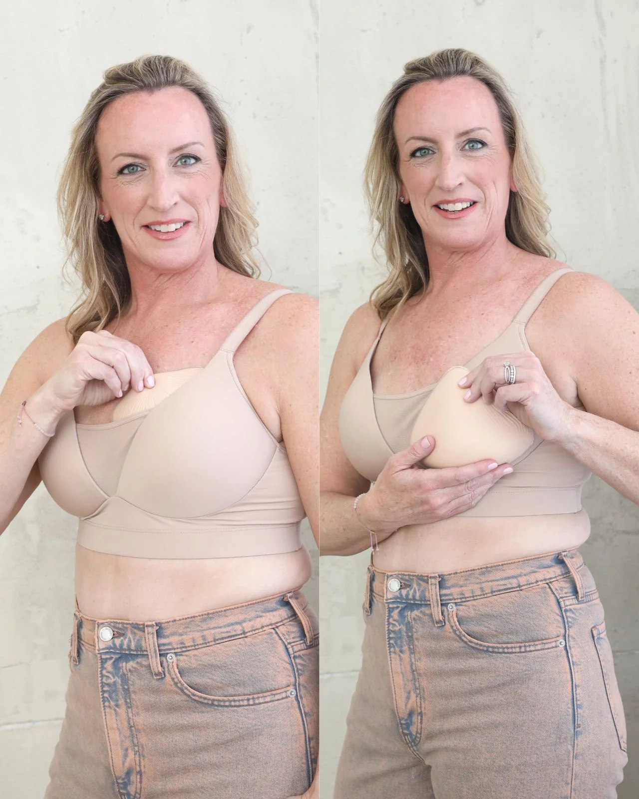 Brenda Pocketed Molded Cup Mesh Bra - Image 36