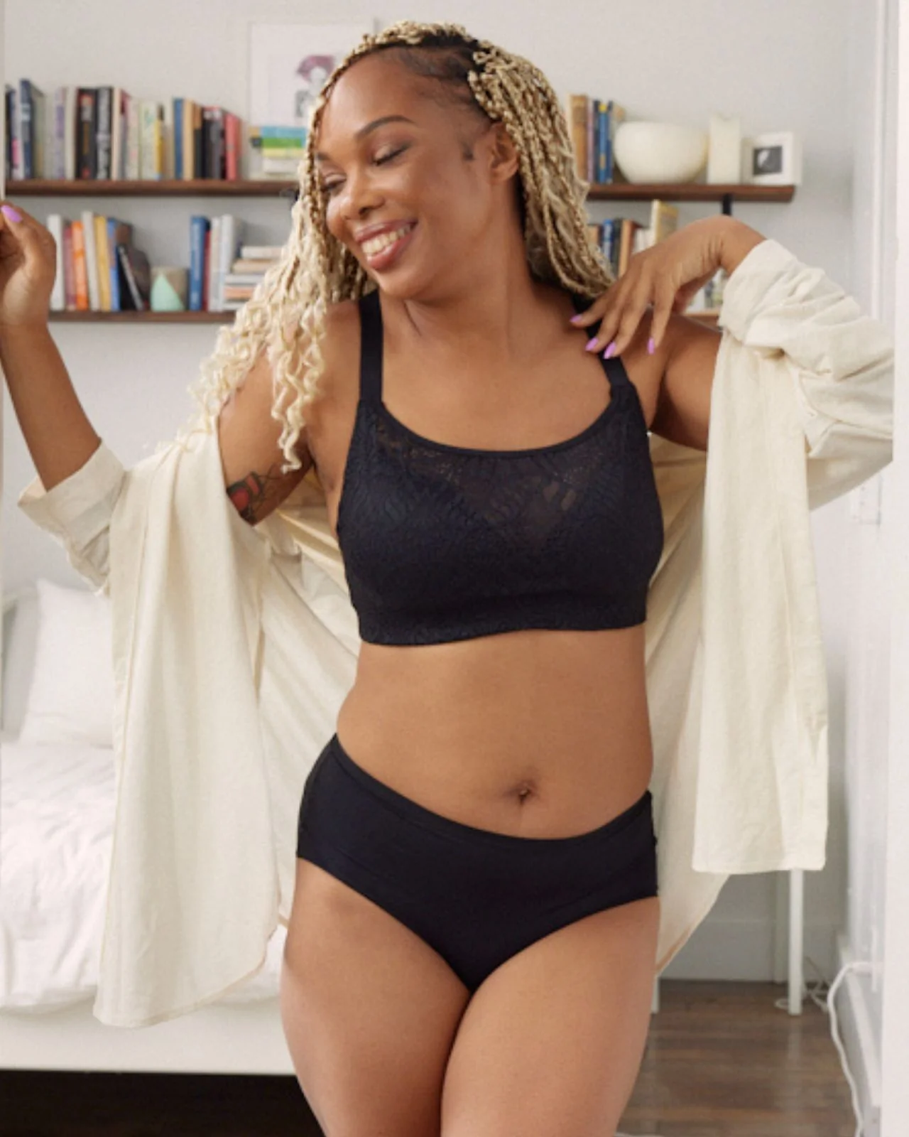 Carrie Pocketed Lace Molded Cup Bra - Image 43