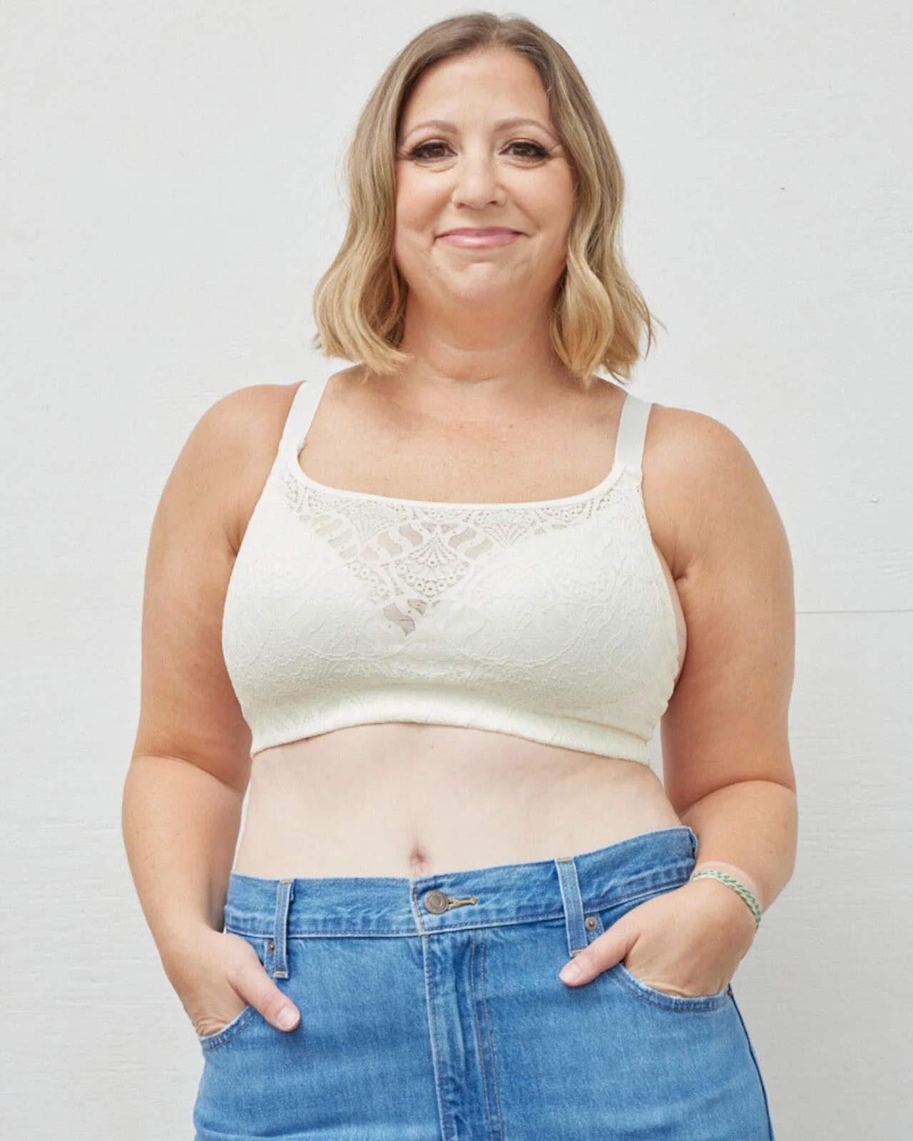 Carrie Pocketed Lace Molded Cup Bra - Image 6