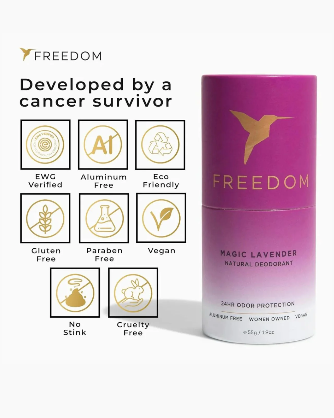 Freedom Eco Friendly Deodorant - Image 3