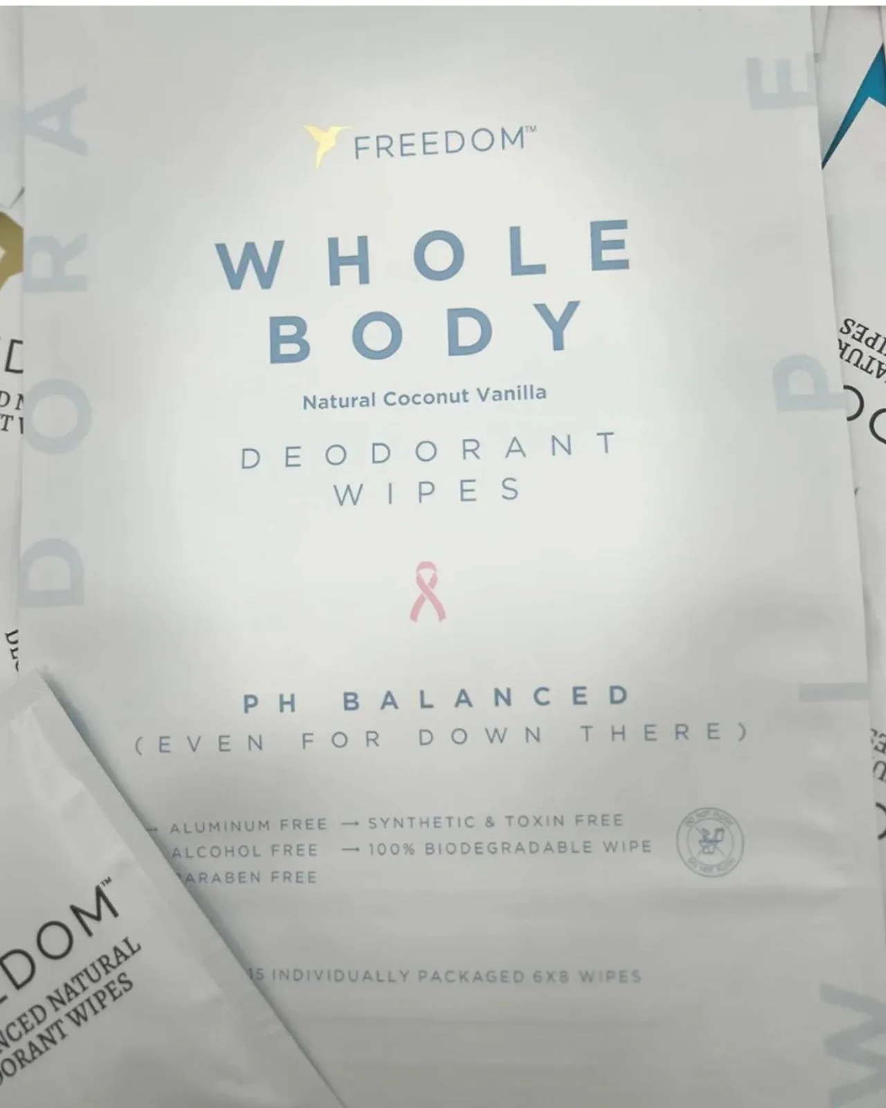 Freedom Whole Body Deodorant Wipes - Image 5