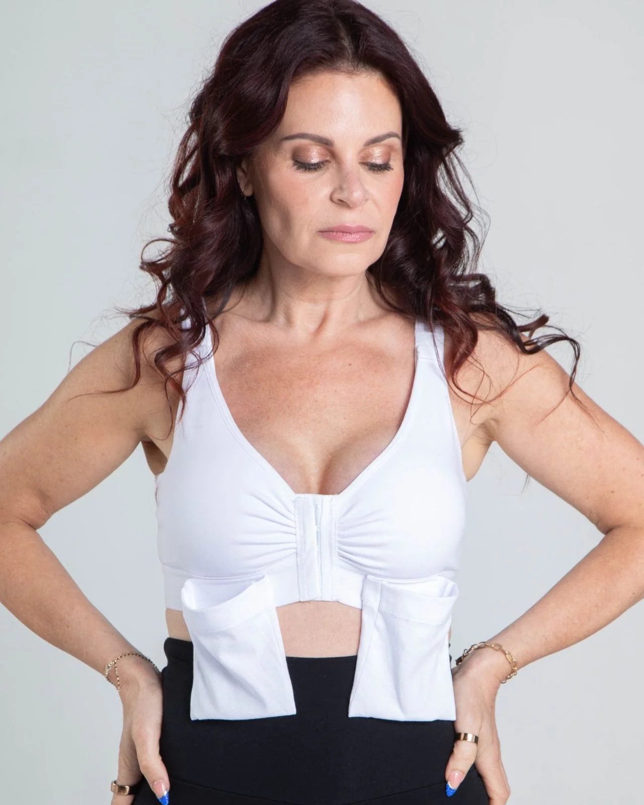 Front Closure Post Surgical Bra - Image 15