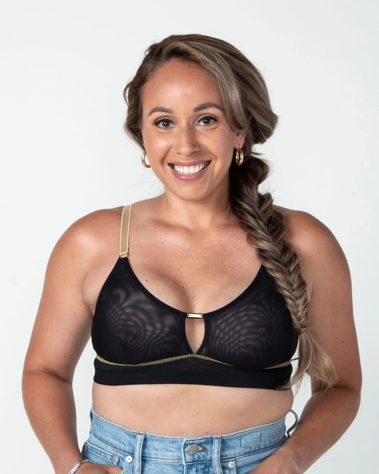 Victoria Mesh Keyhole Bralette and Brief Set - Image 12
