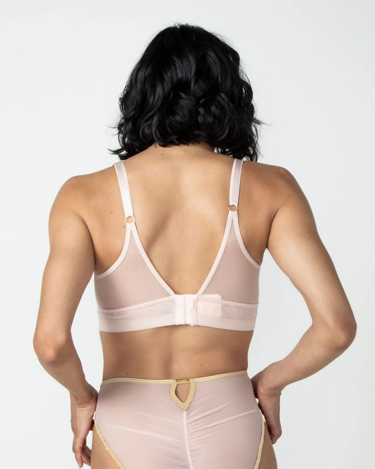 Victoria Mesh Keyhole Bralette and Brief Set - Image 3
