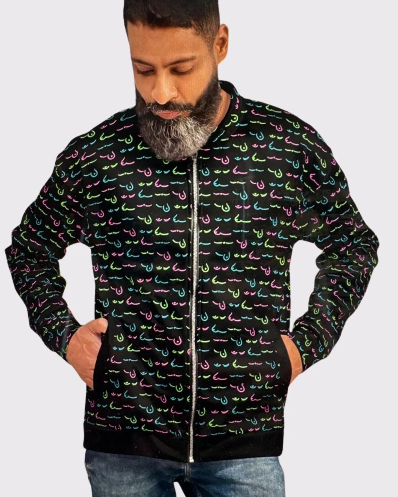 AnaOno Unisex Bomber Jacket - Image 5