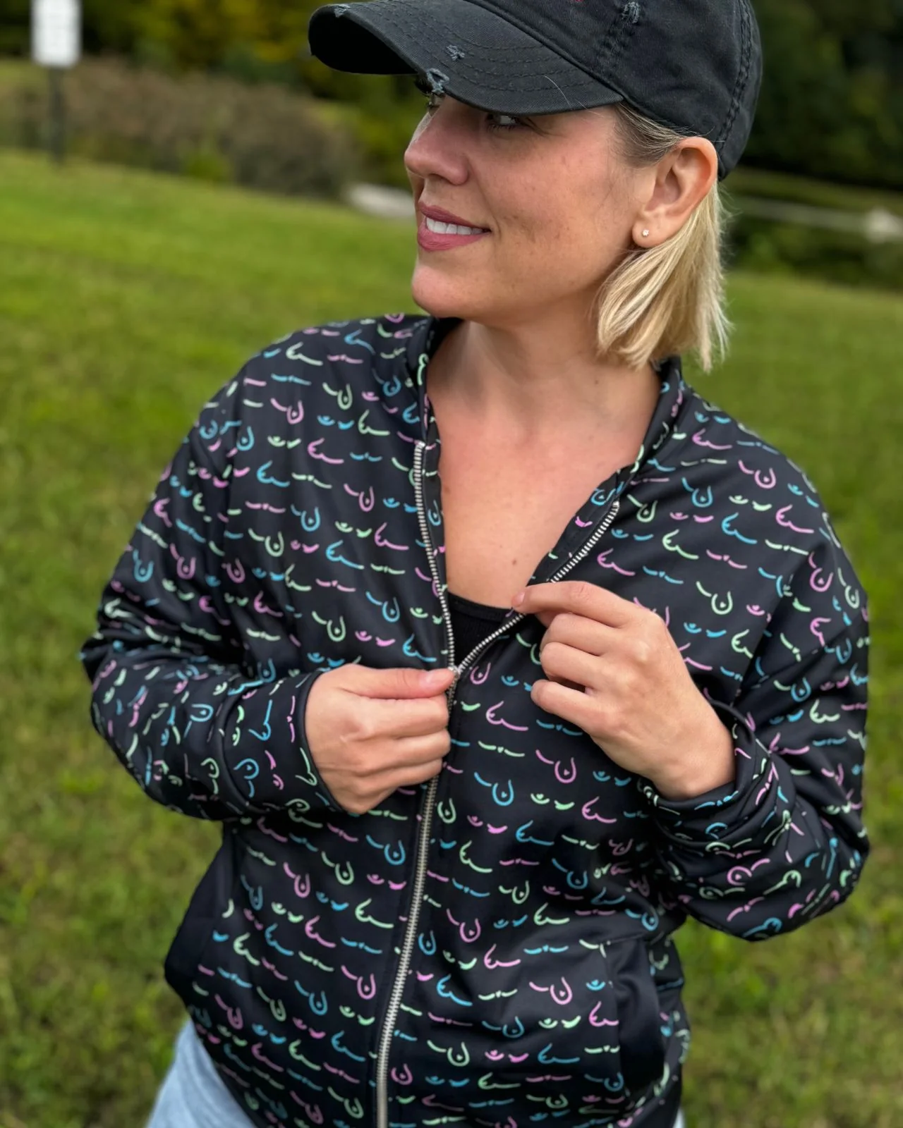 AnaOno Unisex Bomber Jacket - Image 7