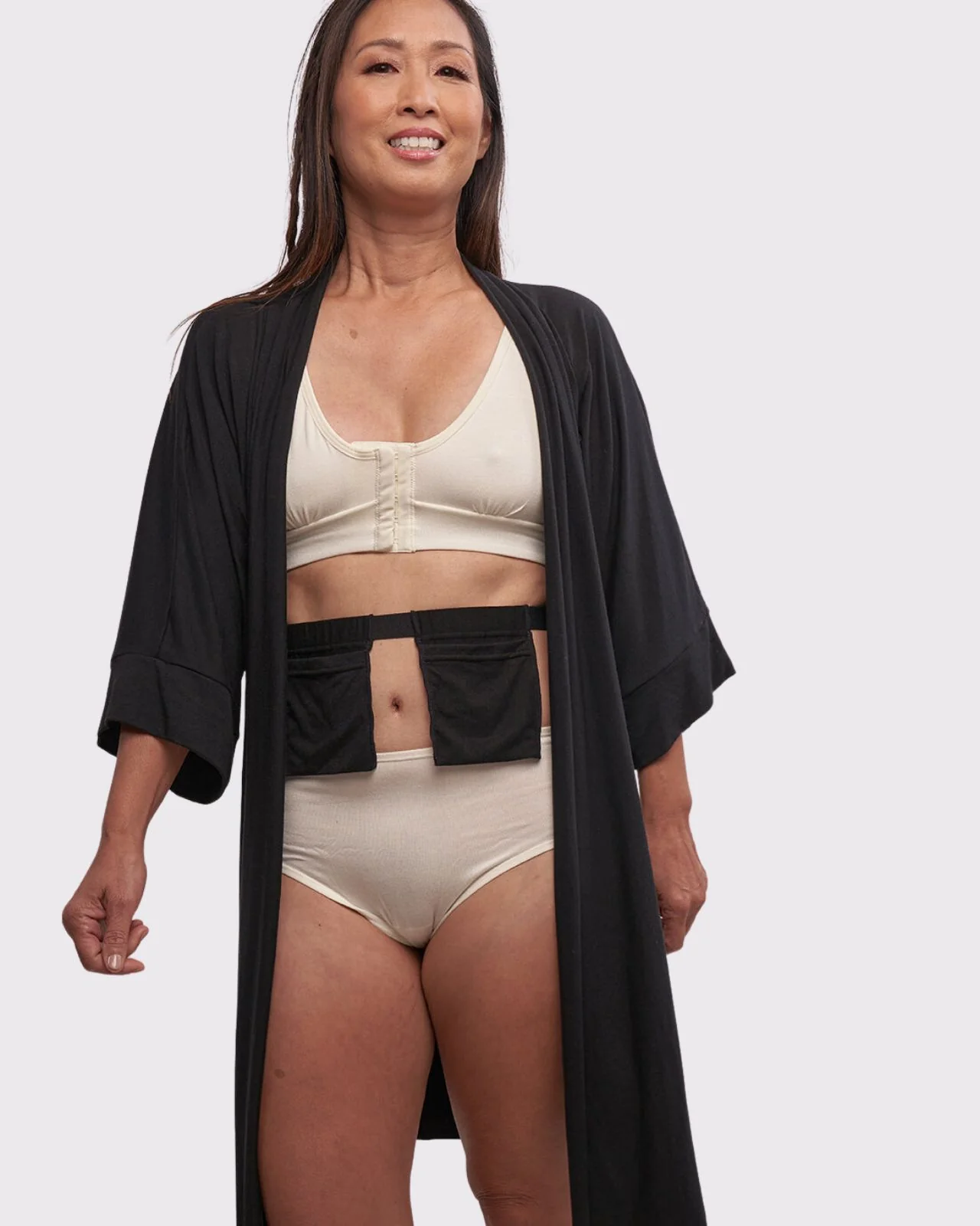 Miena Robe with Drain Management Belt - Image 4