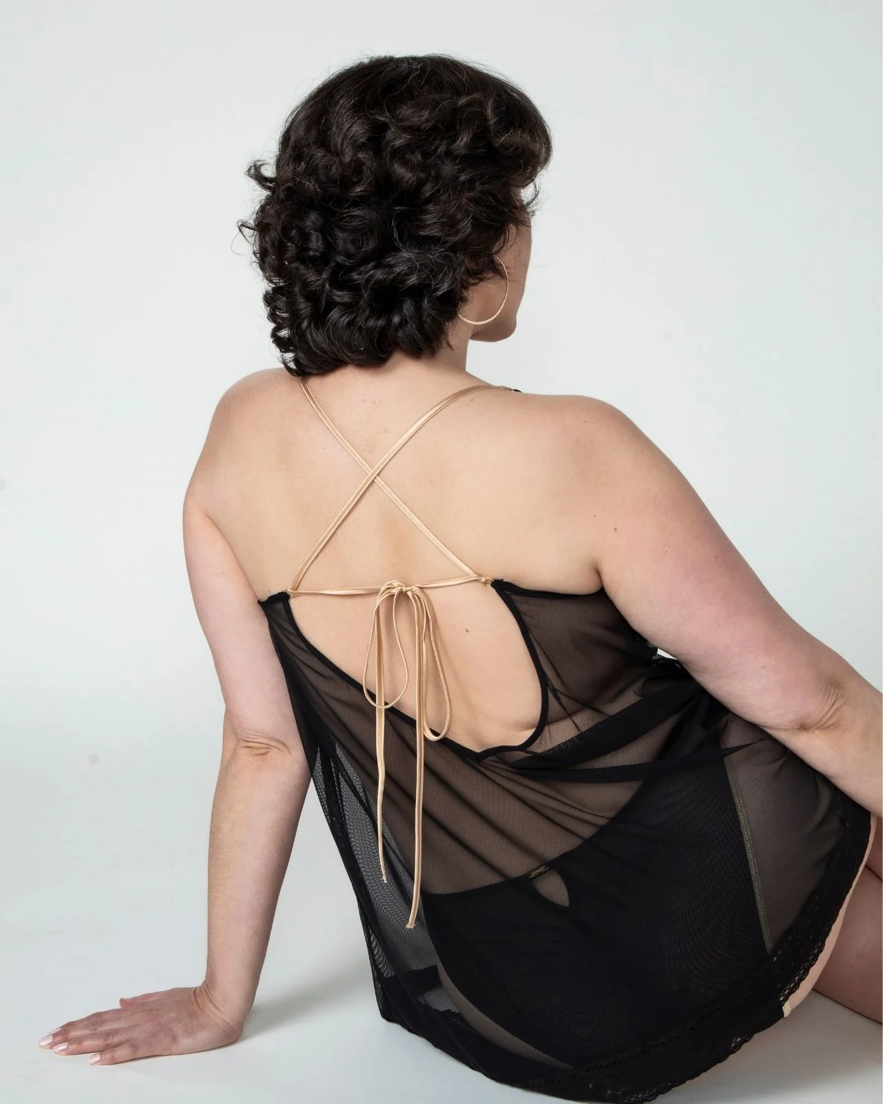 Narmda Mesh Babydoll Dress - Image 16