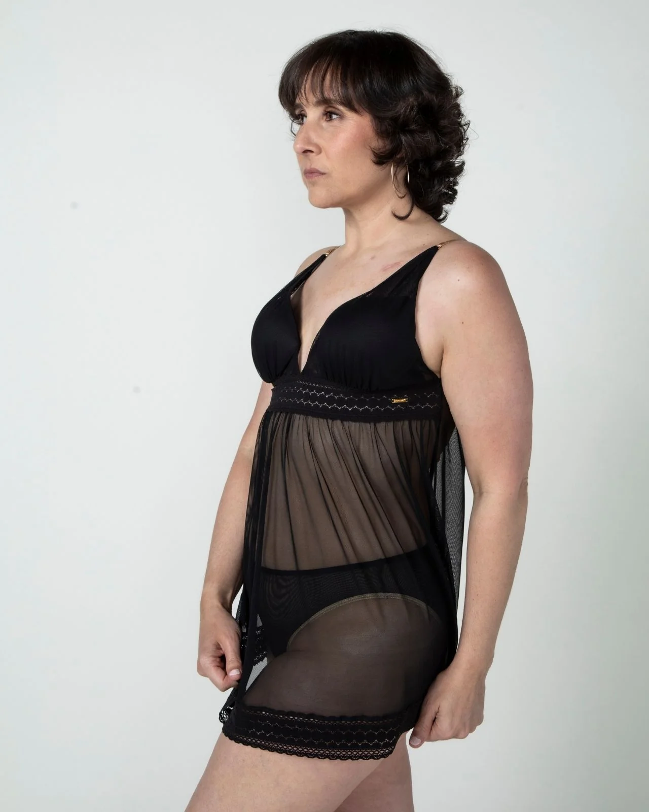 Narmda Mesh Babydoll Dress - Image 17