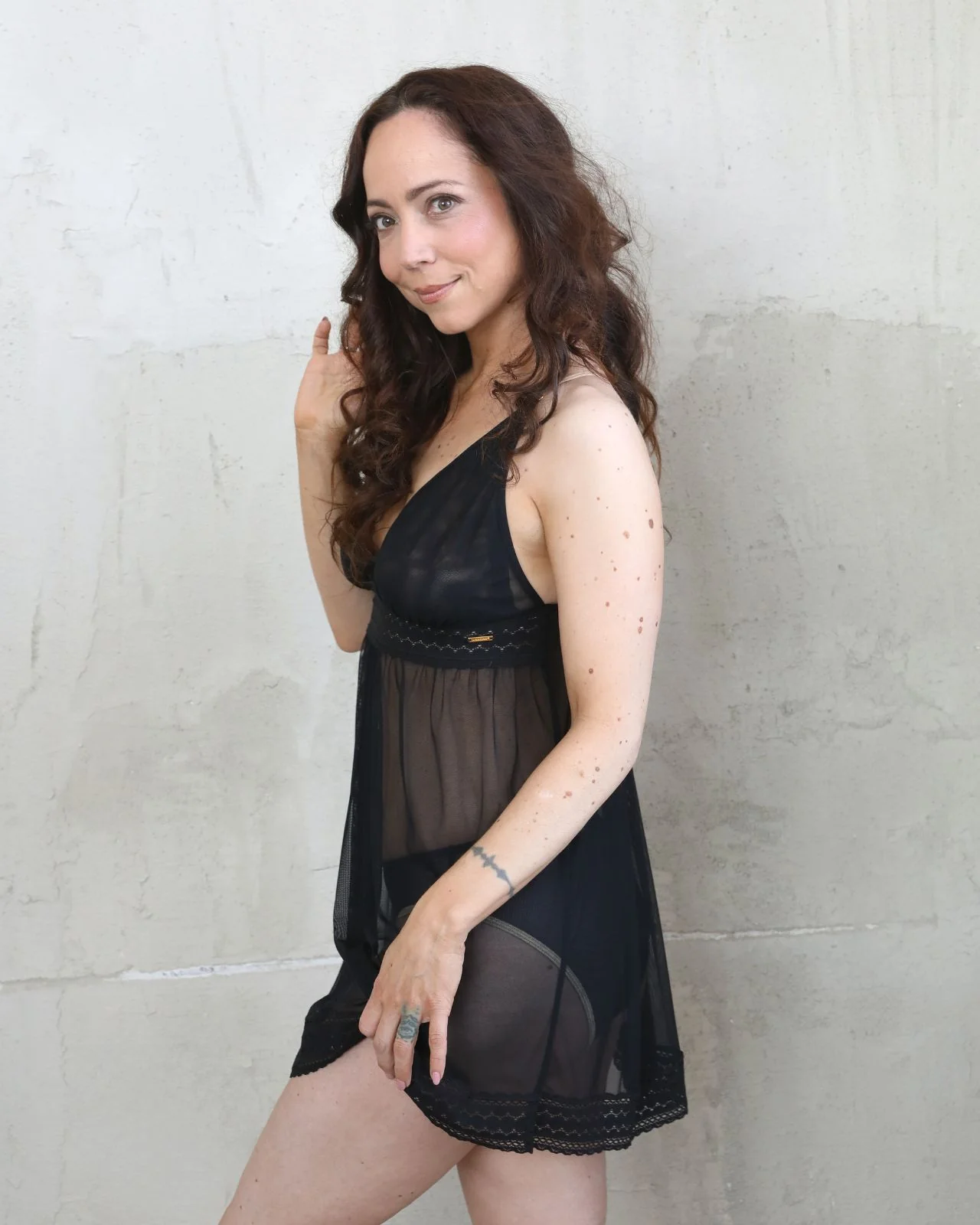 Narmda Mesh Babydoll Dress - Image 30