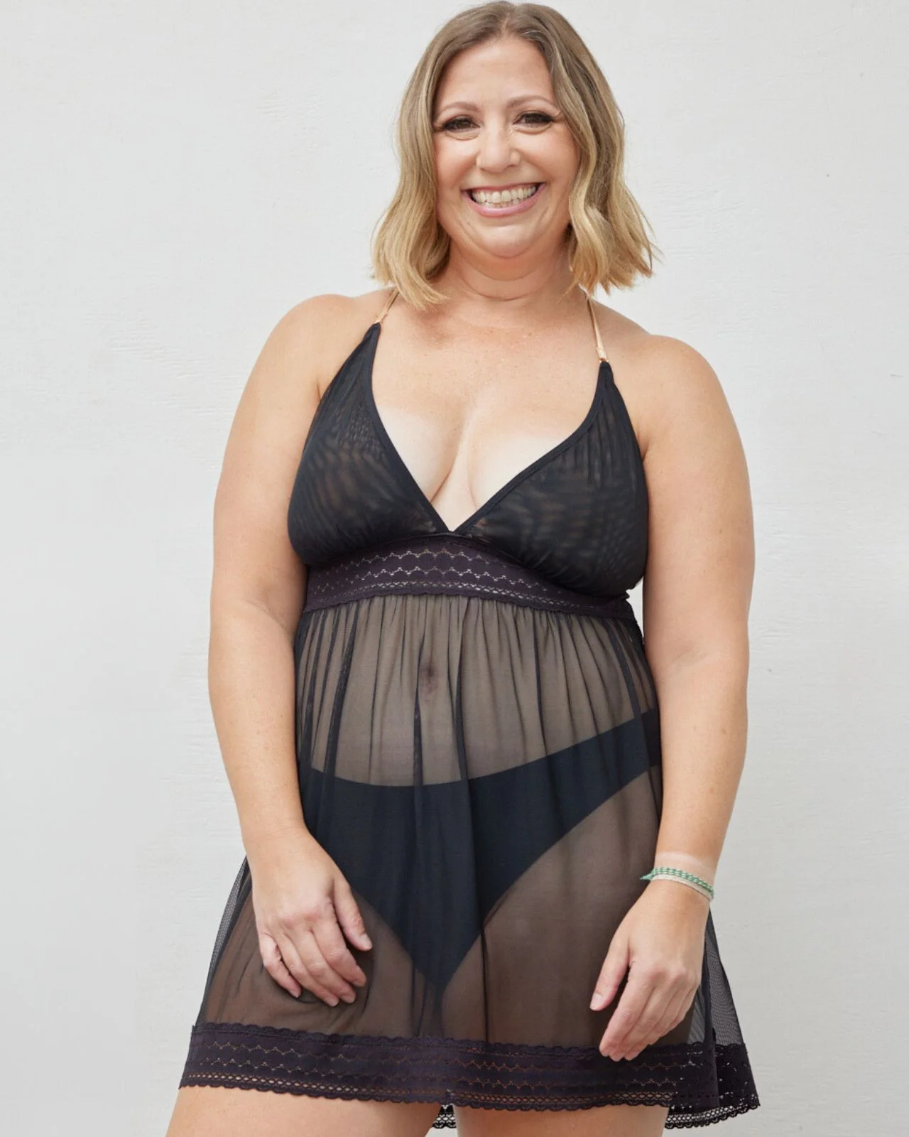 Narmda Mesh Babydoll Dress - Image 32