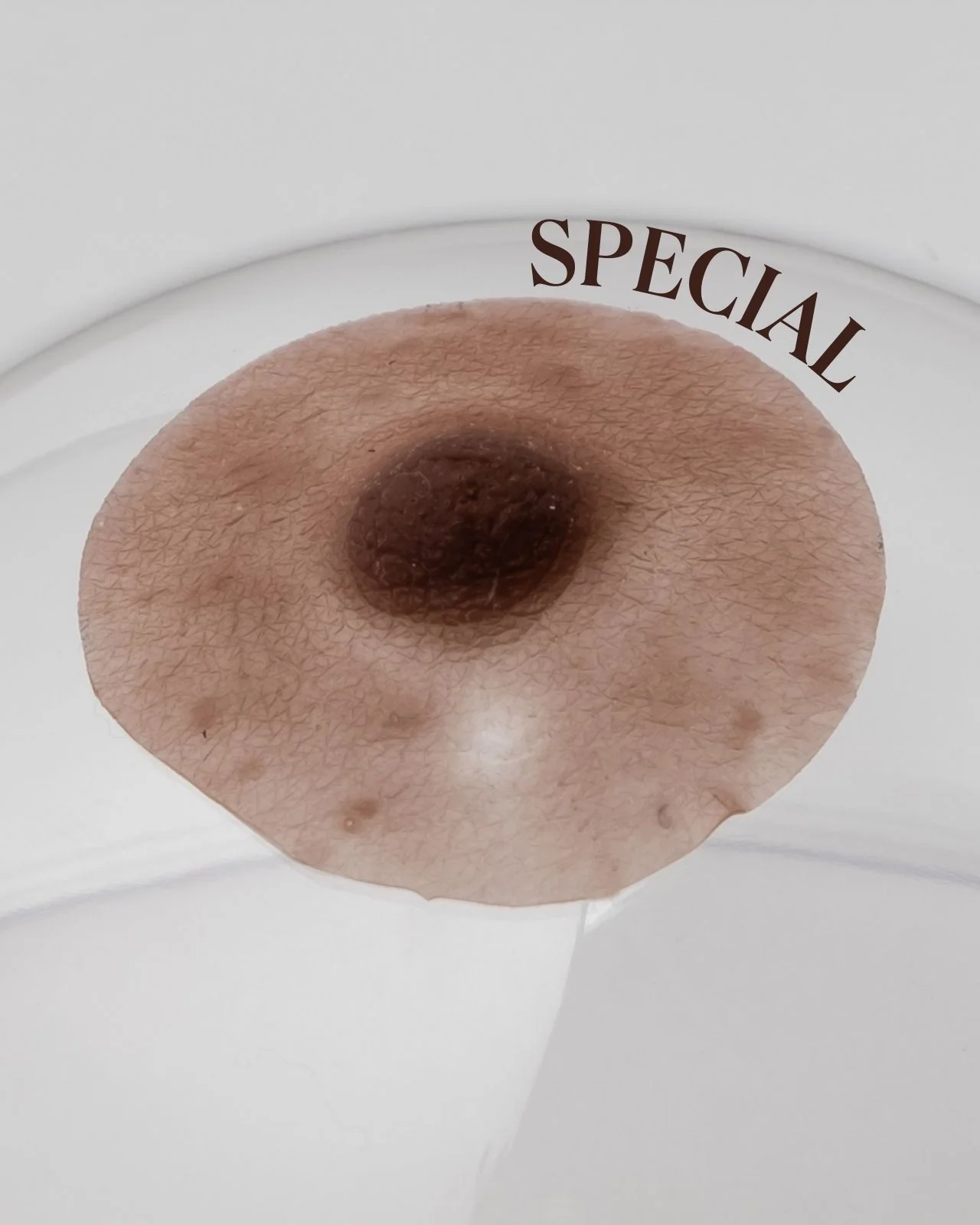 Pink Perfect Prosthetic Nipples in Chocolate - Image 8