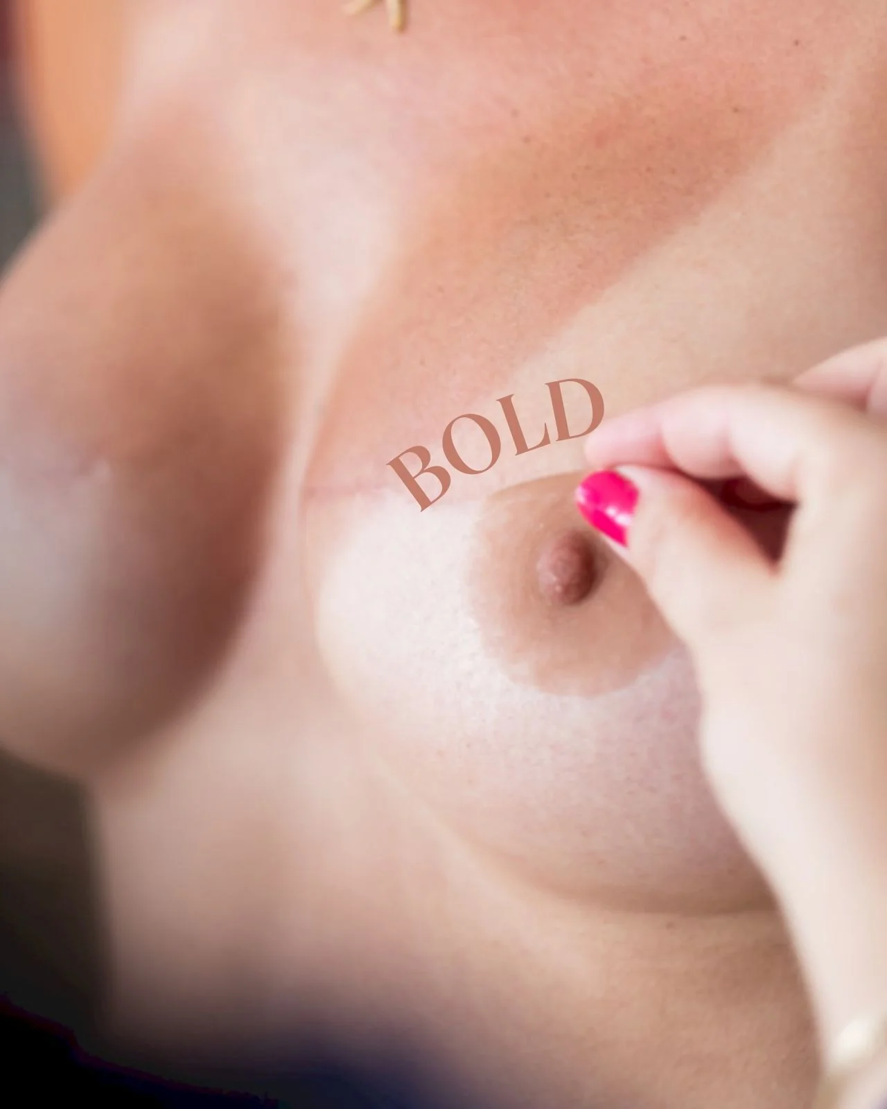 Pink Perfect Prosthetic Nipples in Tan - Image 5