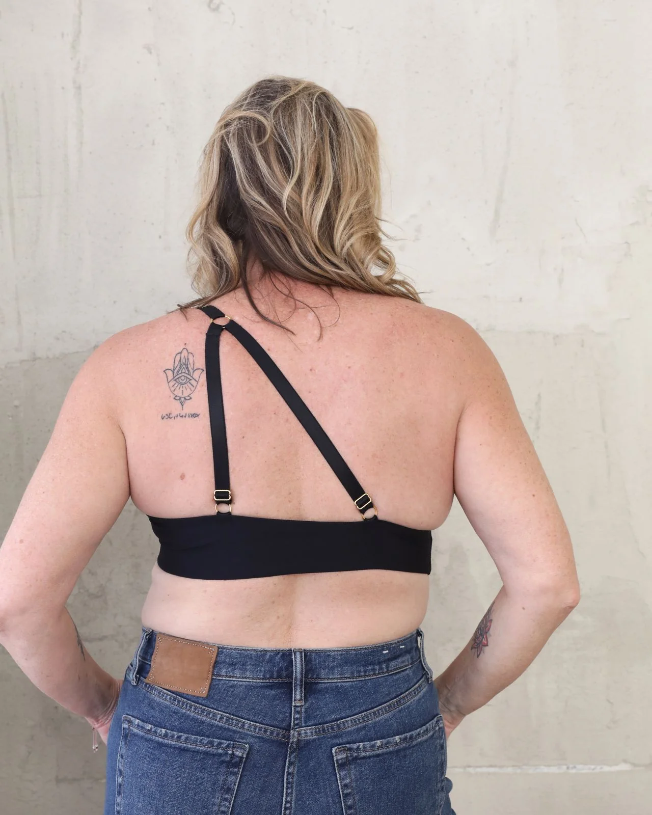 Rachel Unilateral Molded Left Cup Sling Bra - Image 3