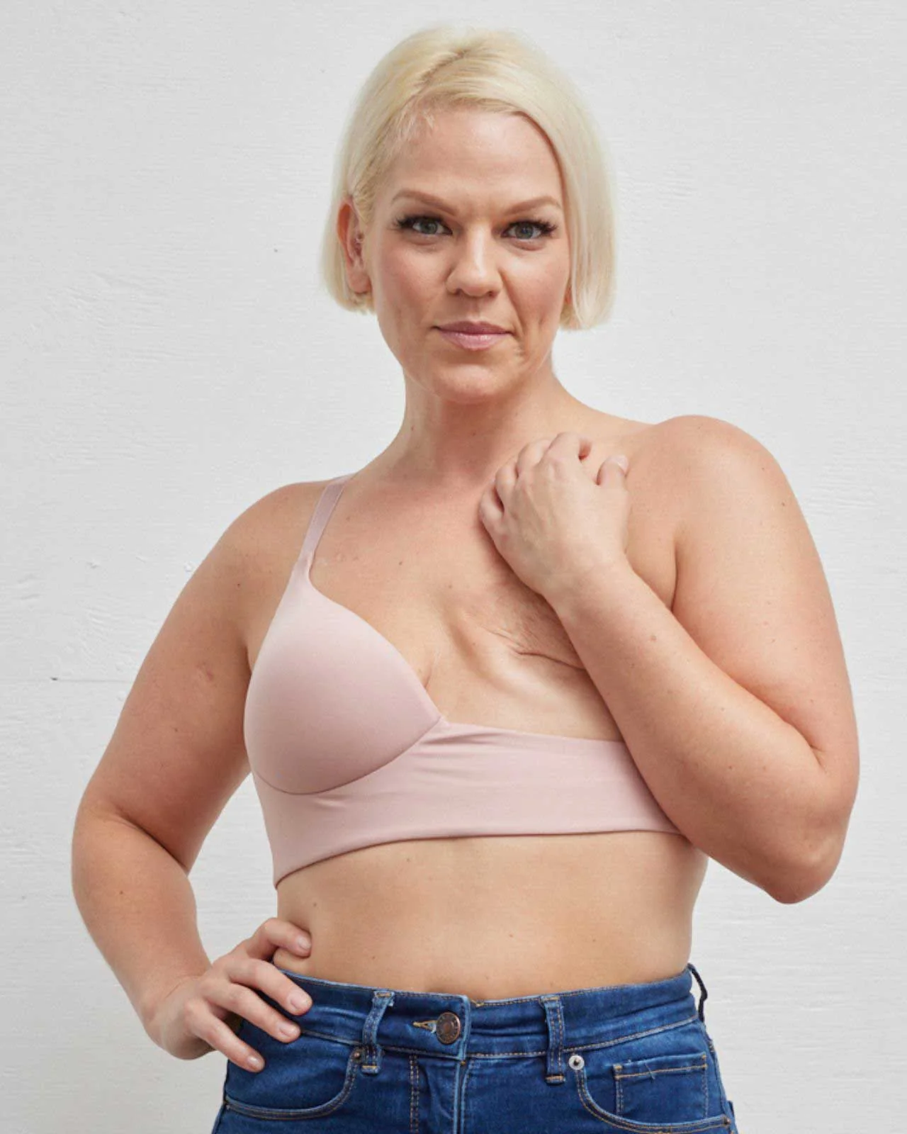 Rachel Unilateral Molded Right Cup Sling Bra - Image 4