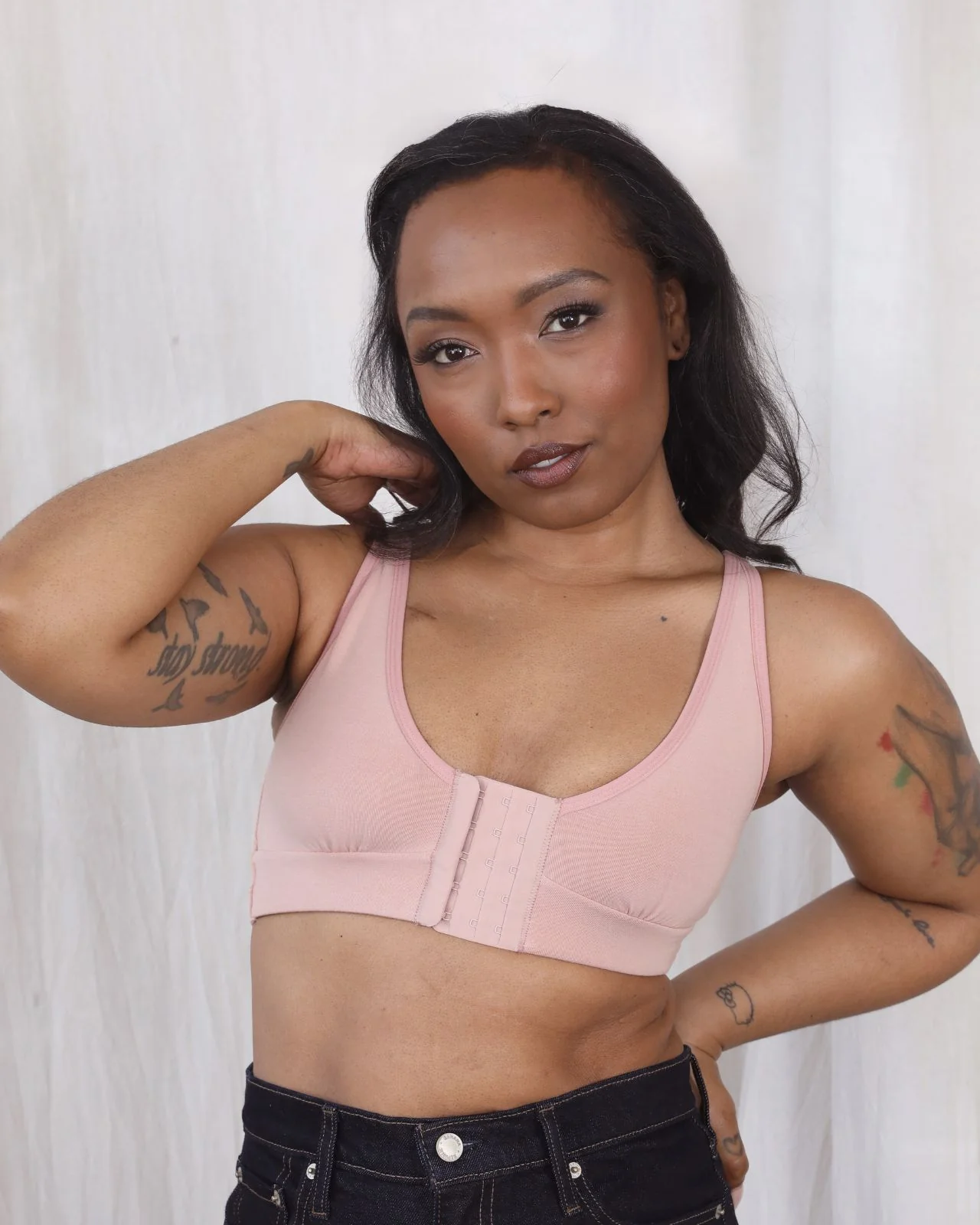 Rora Pocketed Front Closure Bra - Image 102