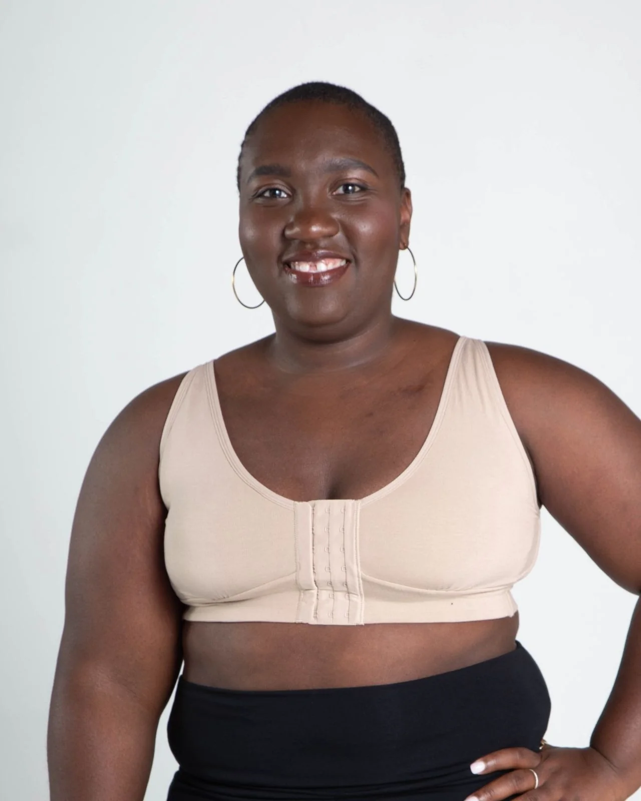 Rora Pocketed Front Closure Bra - Image 126