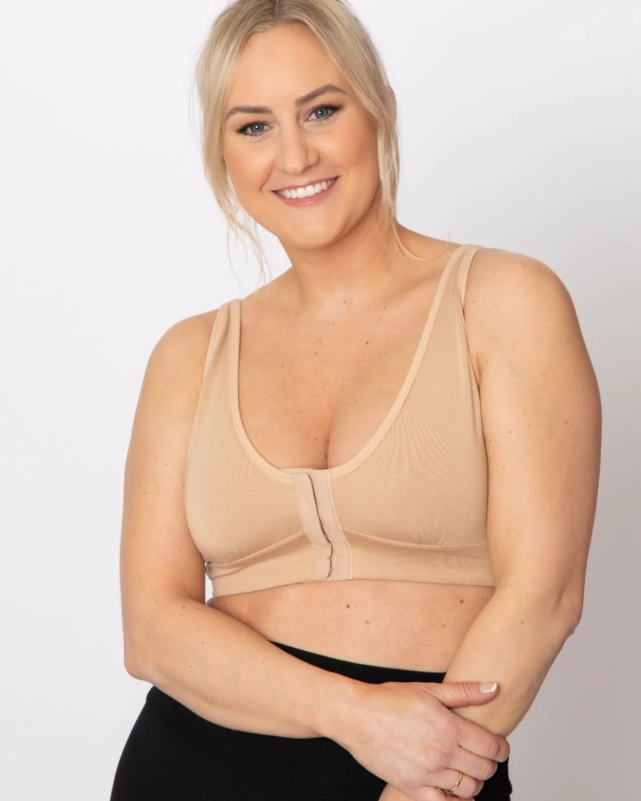 Rora Pocketed Front Closure Bra - Image 15