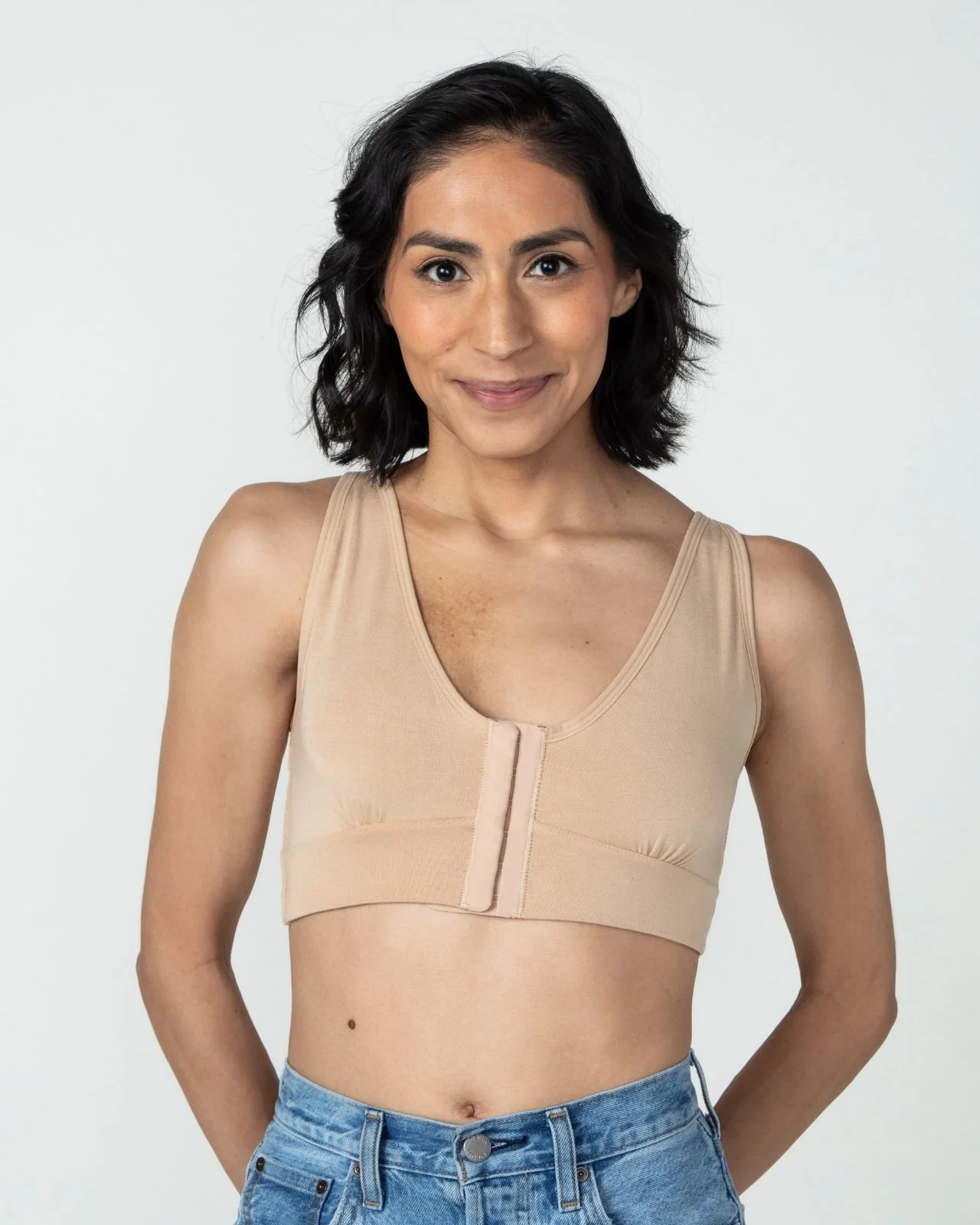 Rora Pocketed Front Closure Bra - Image 65
