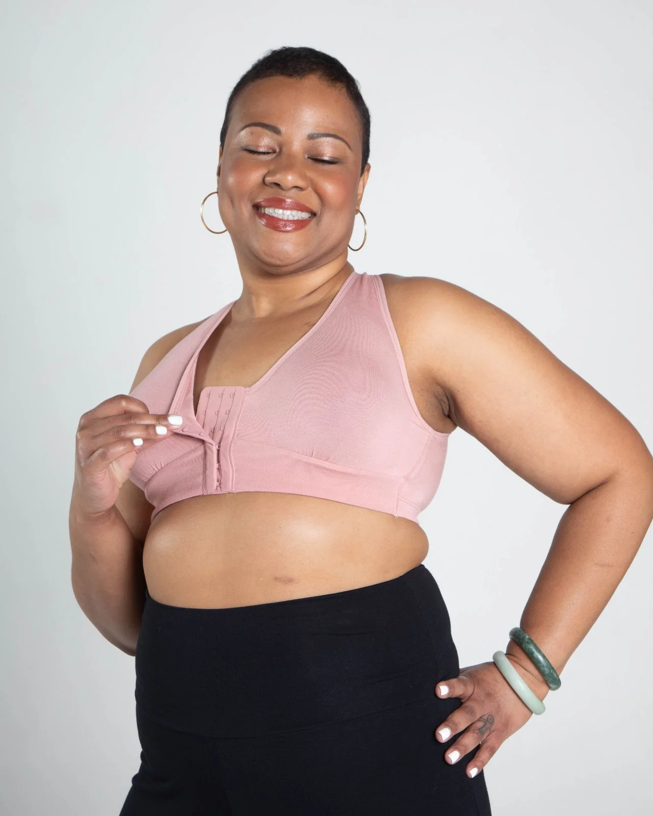 Rora Pocketed Front Closure Bra - Image 97