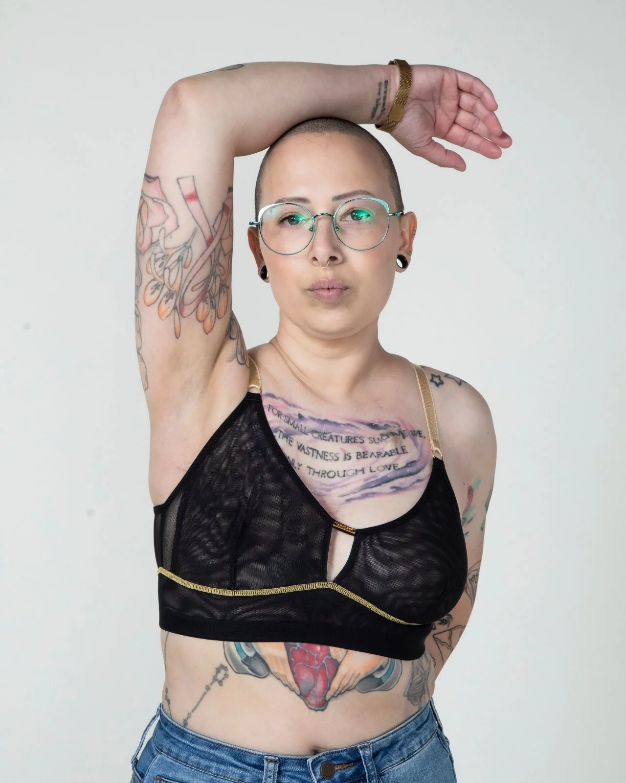 Victoria Mesh Keyhole Bralette - Image 32