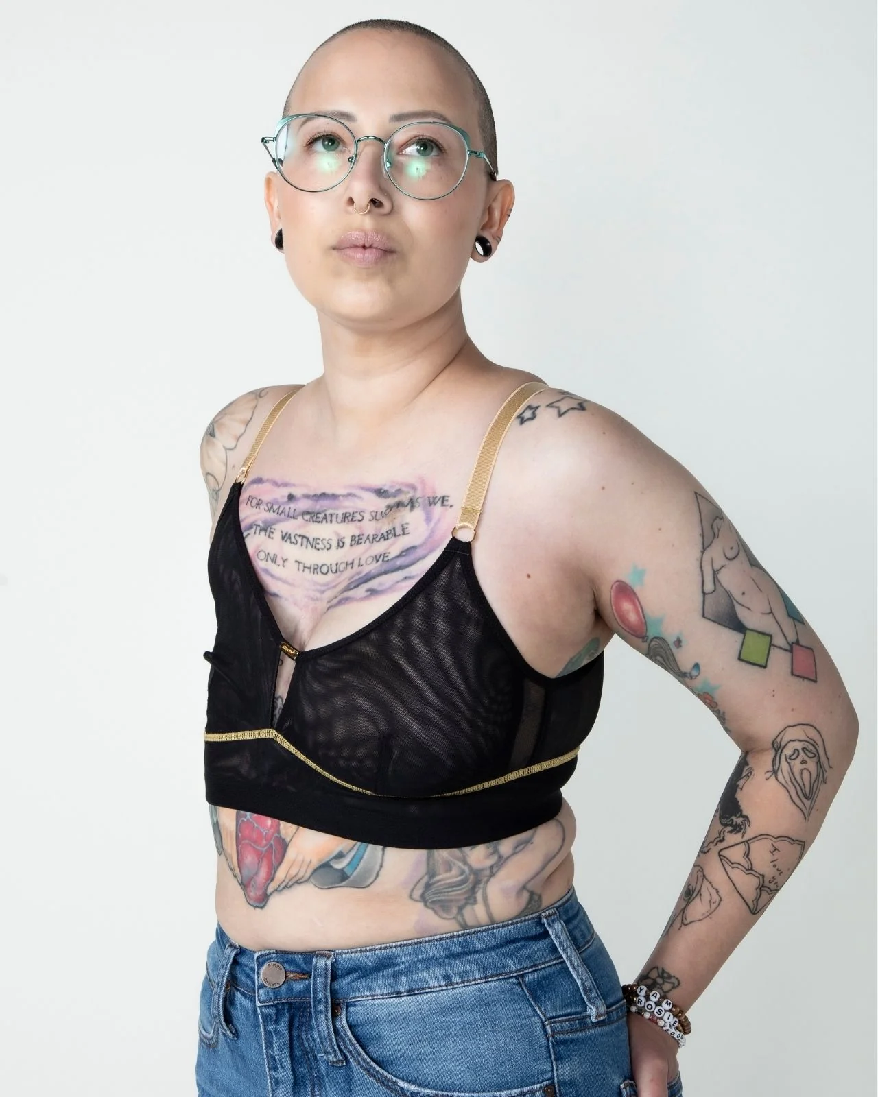 Victoria Mesh Keyhole Bralette - Image 33