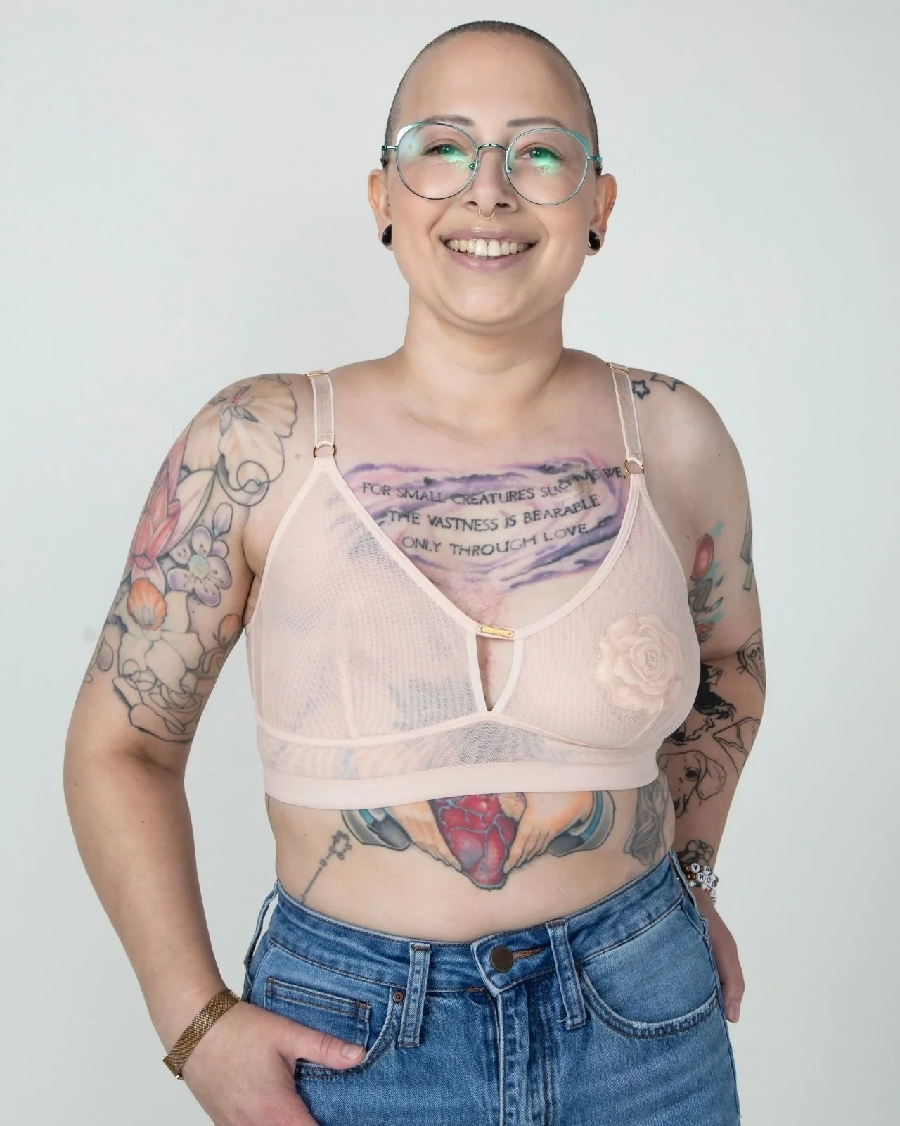 Victoria Mesh Keyhole Bralette - Image 40