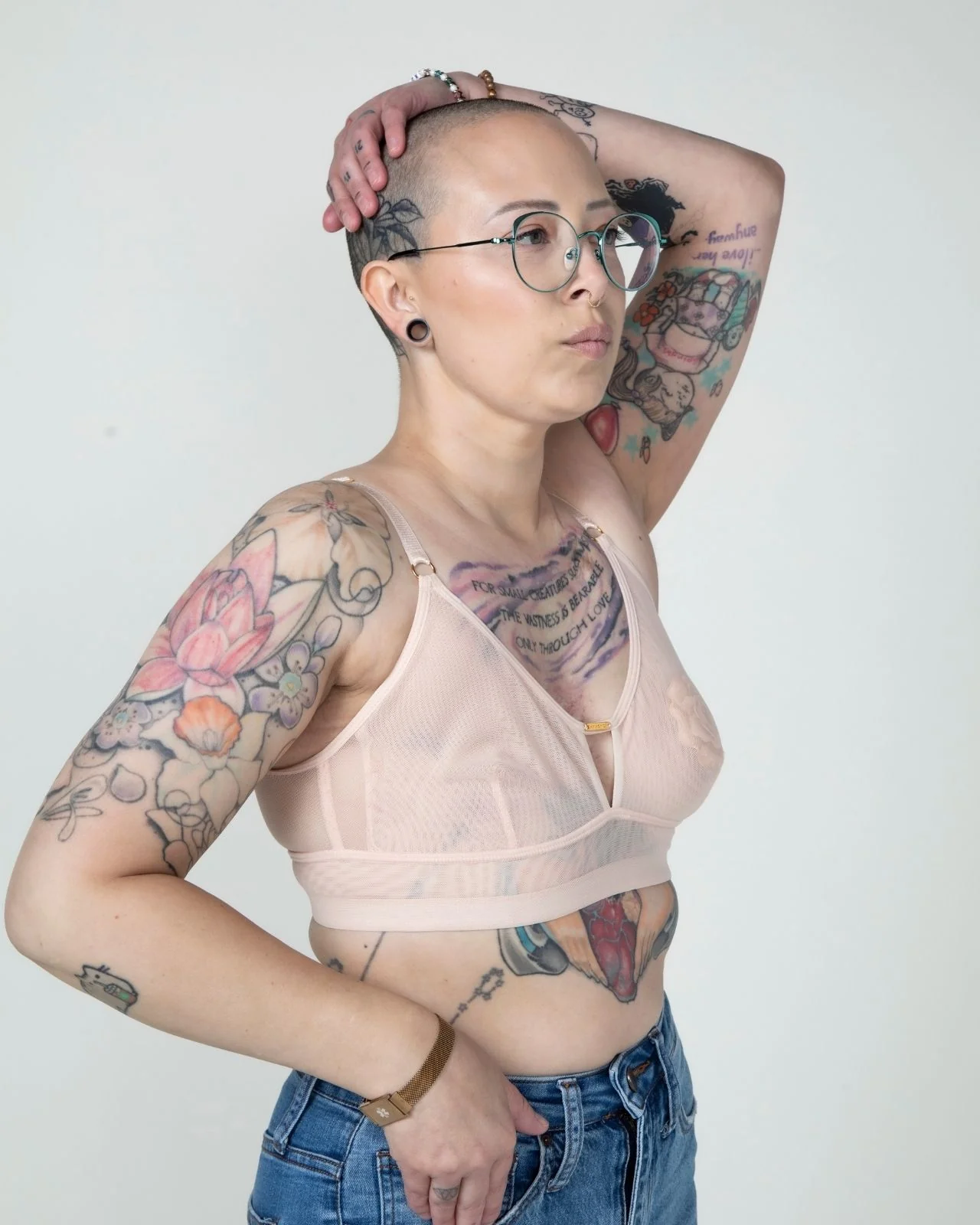 Victoria Mesh Keyhole Bralette - Image 41